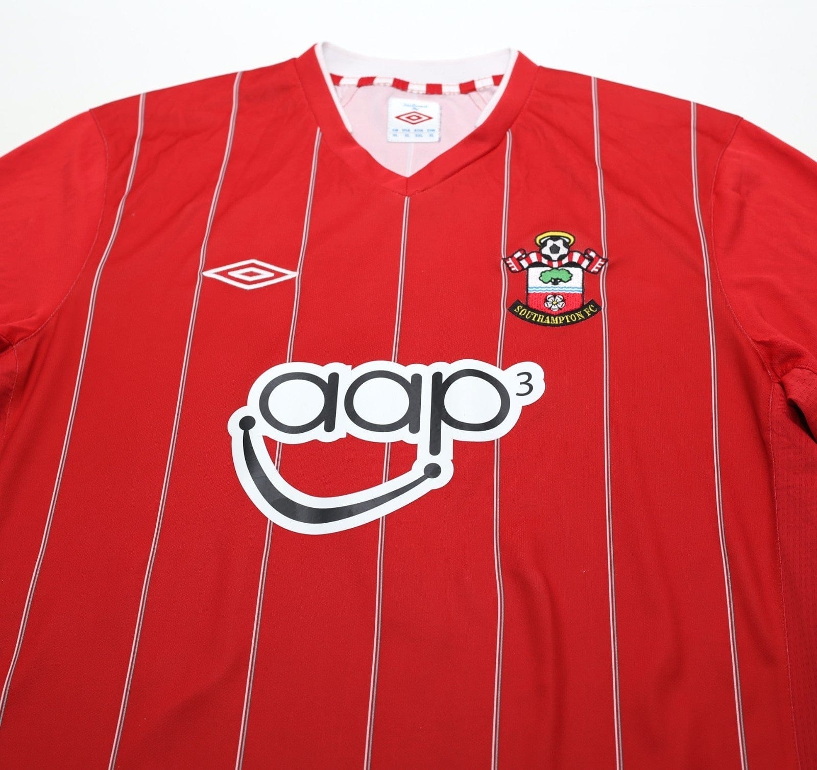 2012/13 LAMBERT #7 Southampton Vintage Umbro Home Football Shirt (XL)