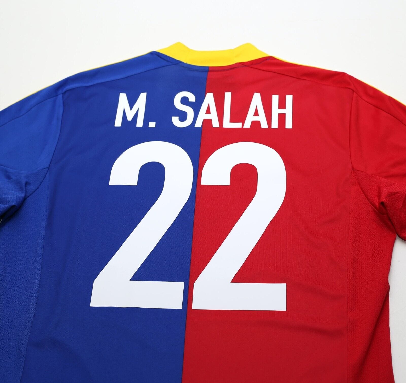 2012/13 M. SALAH #22 FC Basel Vintage adidas Home Football Shirt Jersey (M)