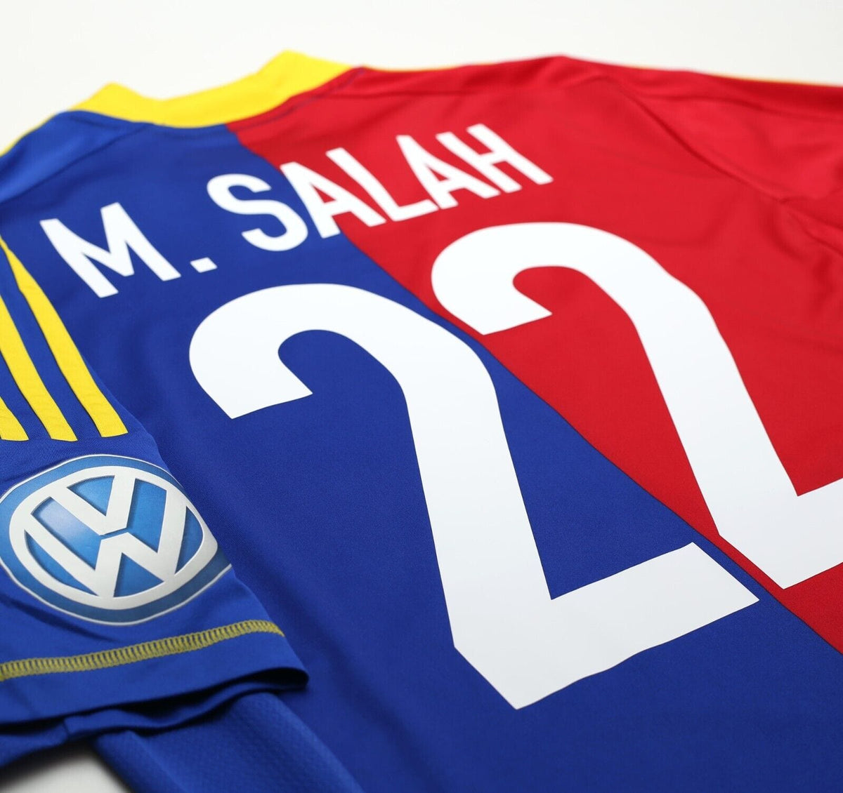 2012/13 M. SALAH #22 FC Basel Vintage adidas Home Football Shirt Jersey (M)