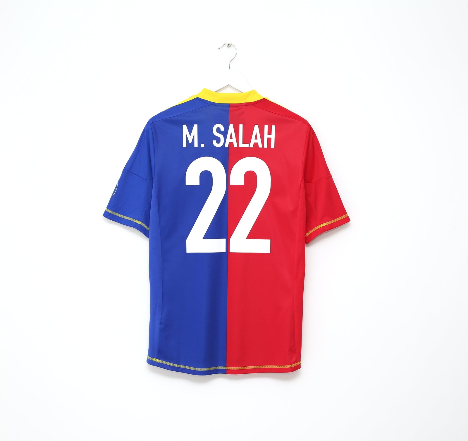2012/13 M. SALAH #22 FC Basel Vintage adidas Home Football Shirt Jersey (M)