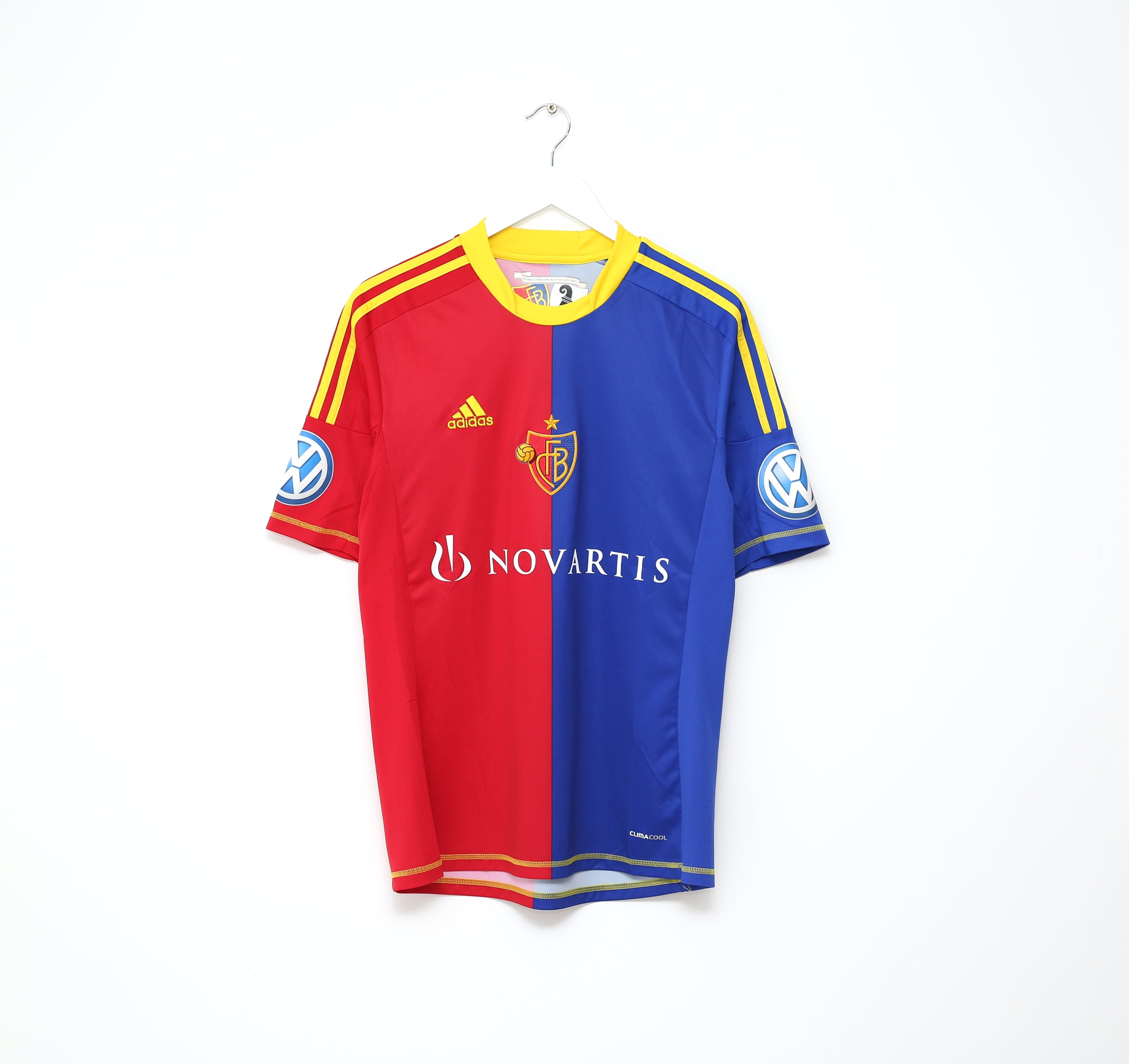 2012/13 M. SALAH #22 FC Basel Vintage adidas Home Football Shirt Jerse