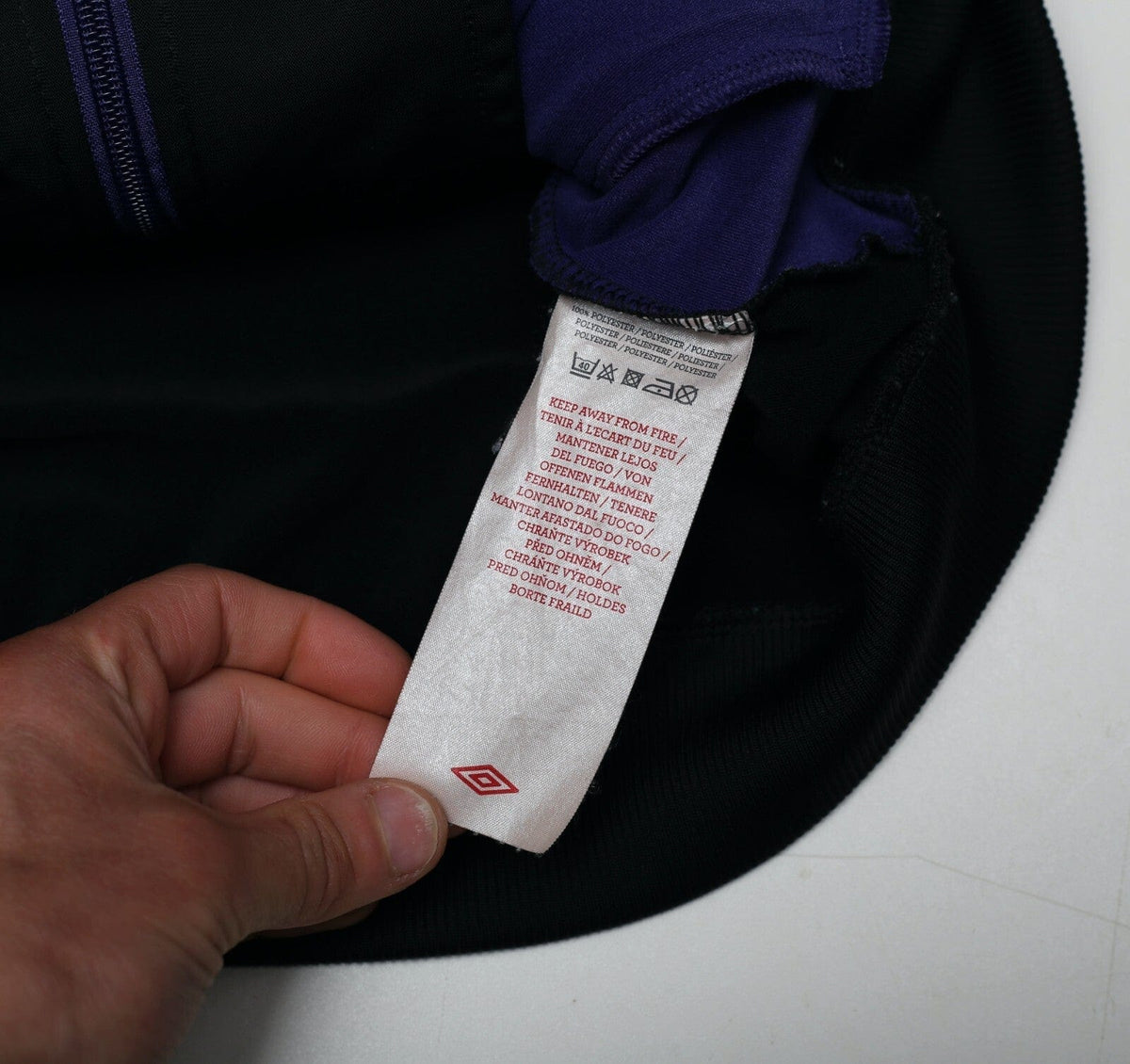 2012/13 MANCHESTER CITY Vintage Umbro Football Track Top Jacket (M/L)