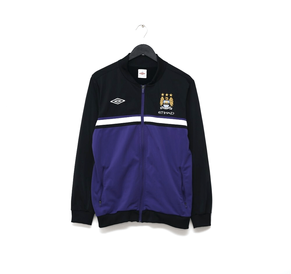 2012/13 MANCHESTER CITY Vintage Umbro Football Track Top Jacket (M/L)
