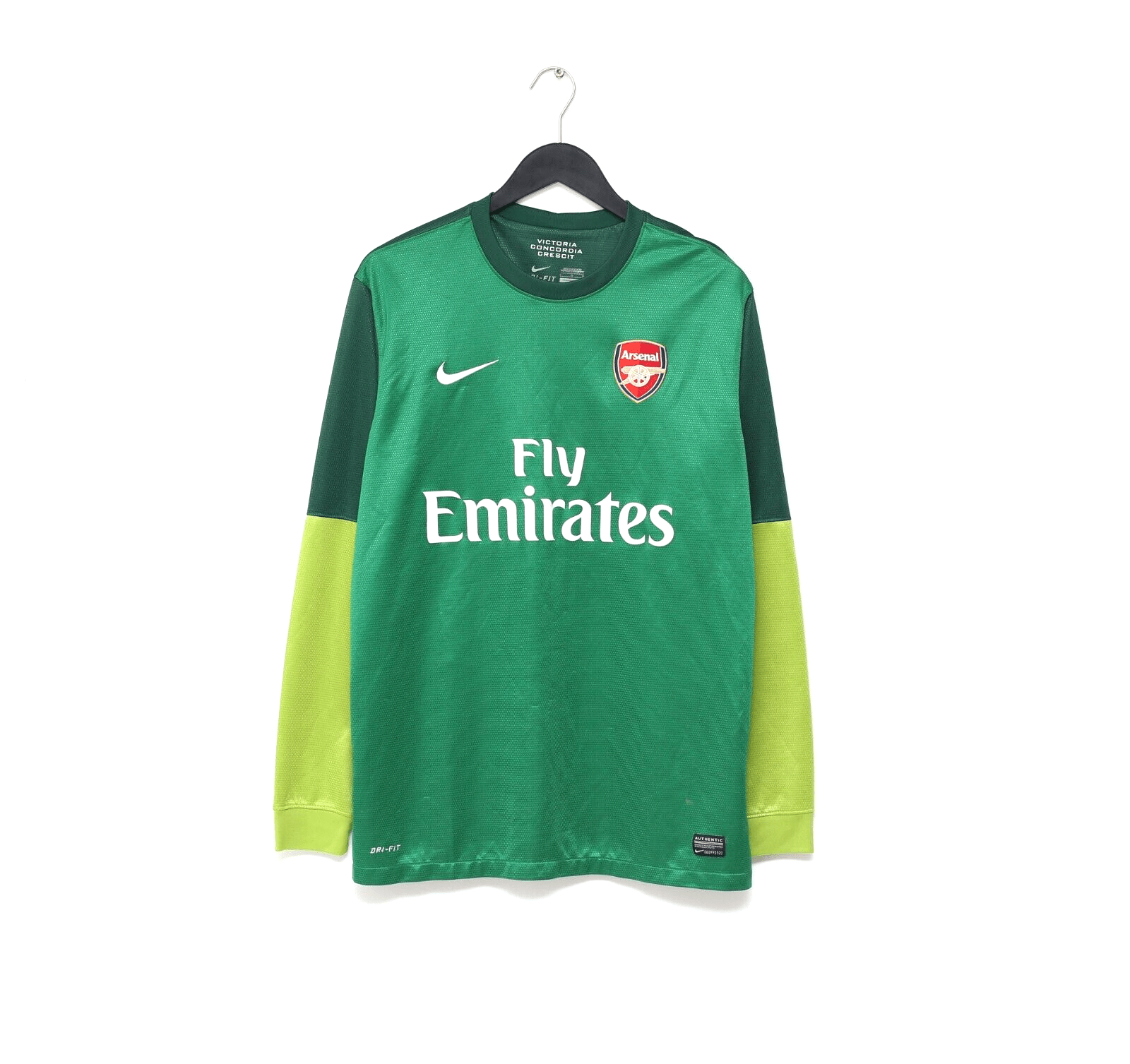 2012/13 MARTINEZ #36 Arsenal Vintage Nike GK Football Shirt Jersey (L)