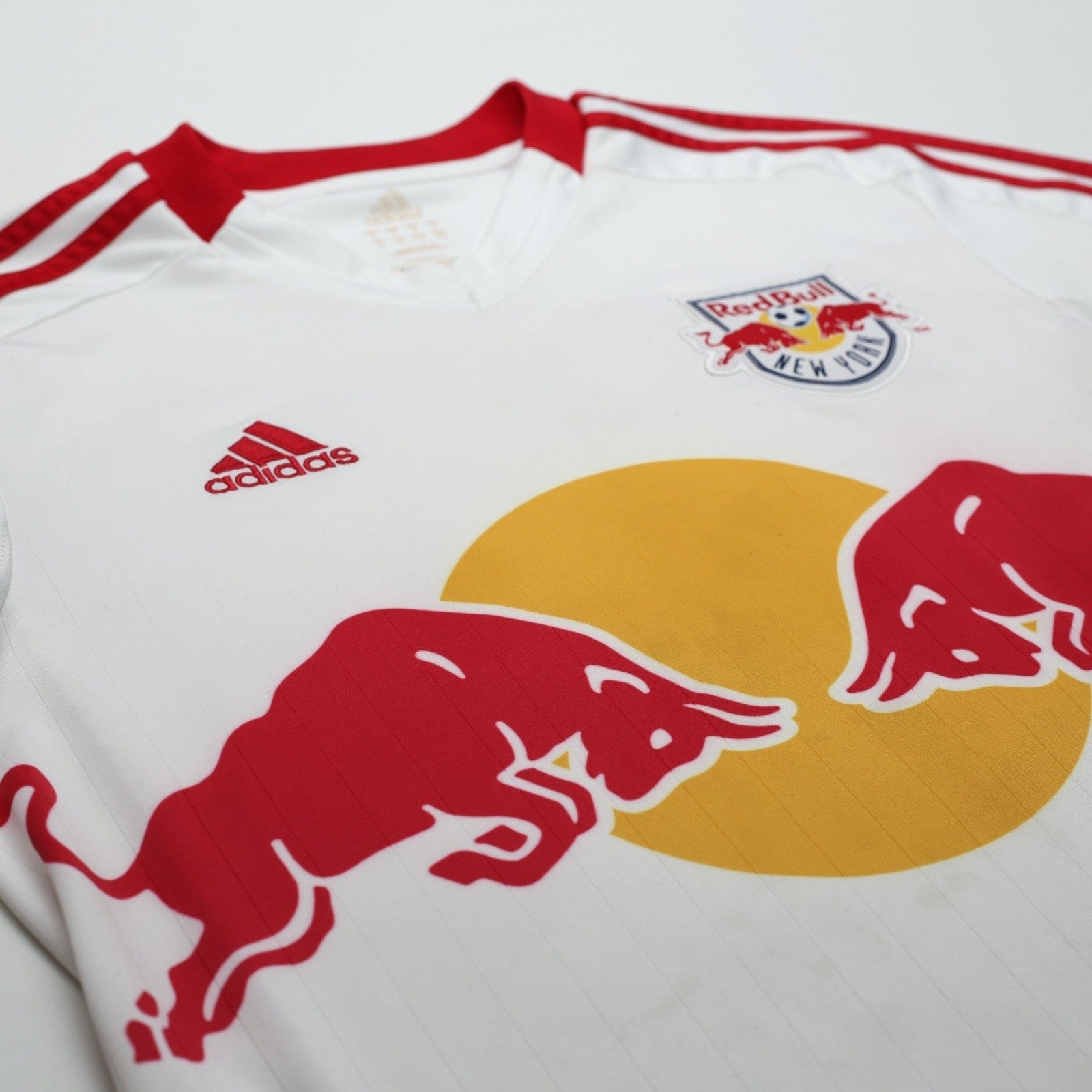 2012/13 New York Red Bull Vintage adidas Home Football Soccer Shirt (M) MLS
