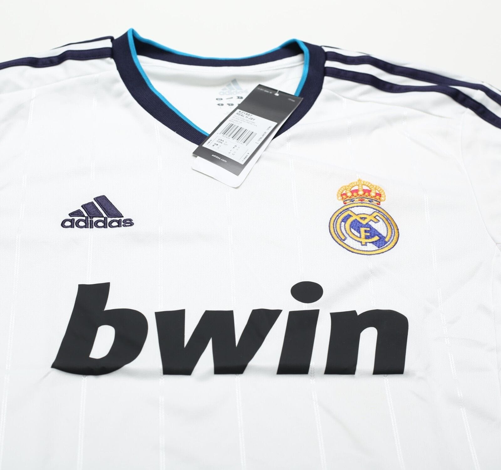 2012/13 REAL MADRID Vintage adidas Home Football Shirt Jersey (S) BNWT