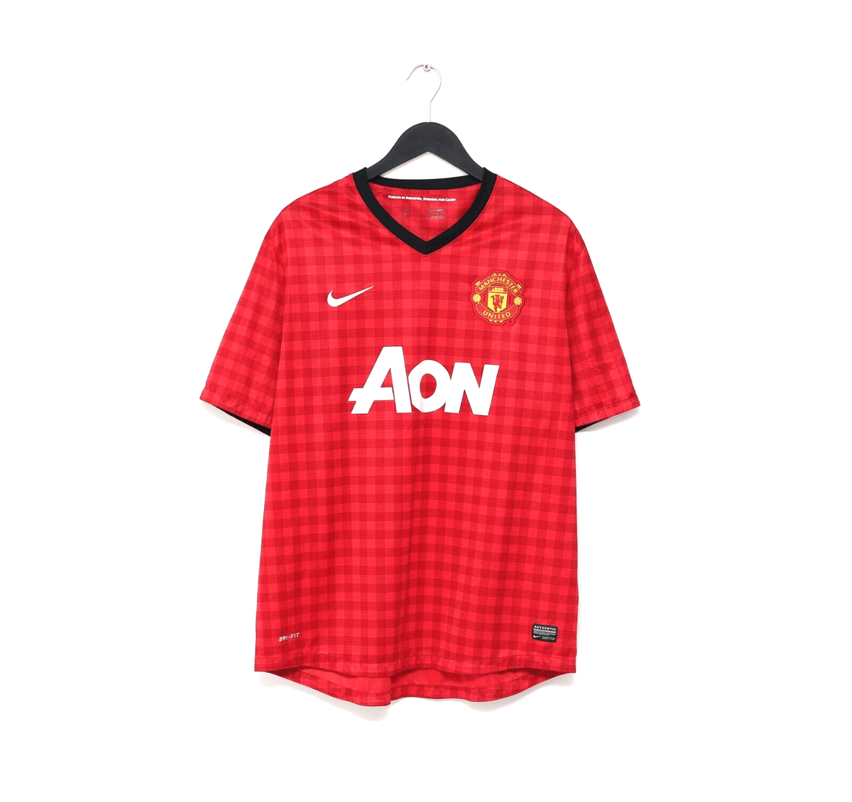 2012/13 SCHOLES #22 Manchester United Vintage Nike Home Football Shirt (XL)