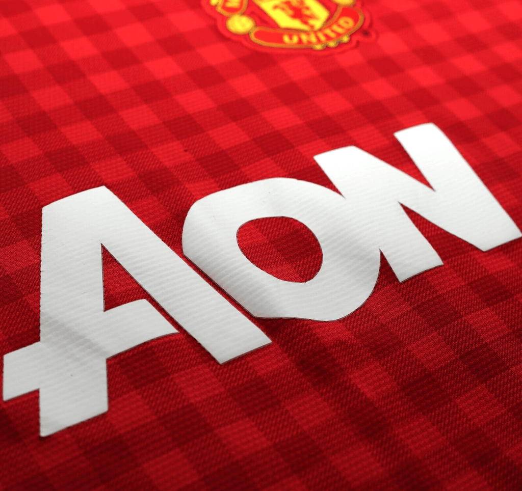 2012/13 SCHOLES #22 Manchester United Vintage Nike Home Football Shirt (XL)