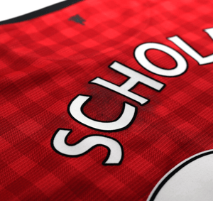 2012/13 SCHOLES #22 Manchester United Vintage Nike Home Football Shirt (XL)