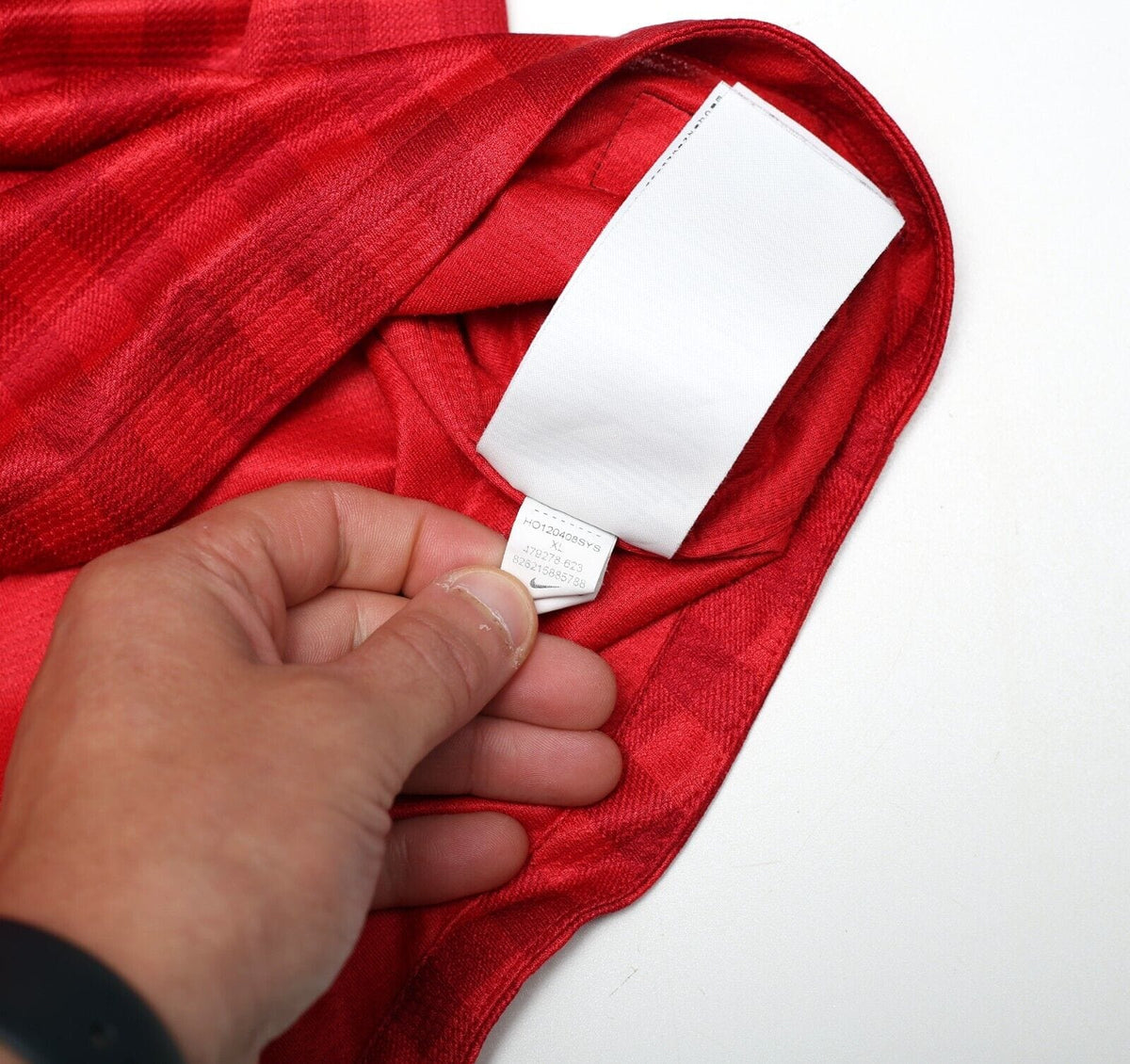 2012/13 SCHOLES #22 Manchester United Vintage Nike Home Football Shirt (XL)