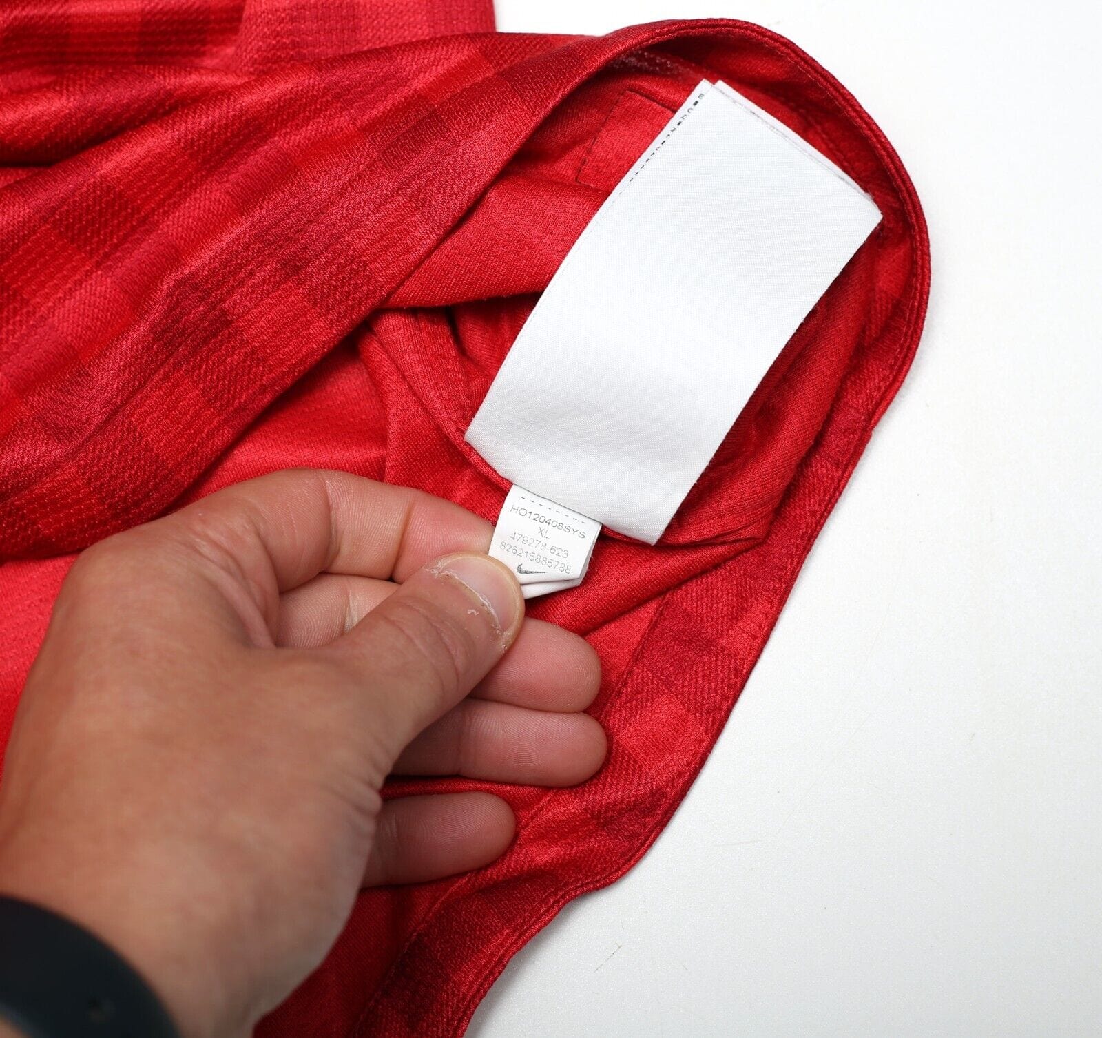 2012/13 SCHOLES #22 Manchester United Vintage Nike Home Football Shirt (XL)