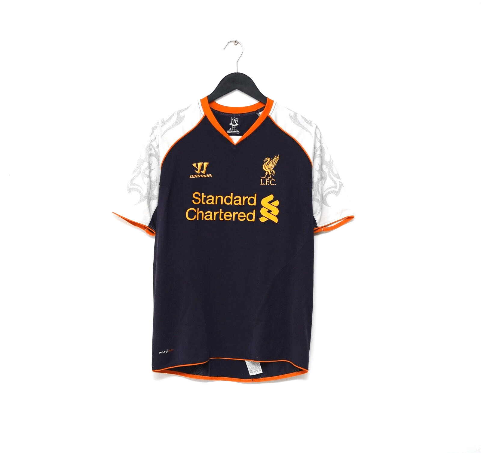 2012/13 SUAREZ #7 Liverpool Vintage Warrior Away Football Shirt (M)