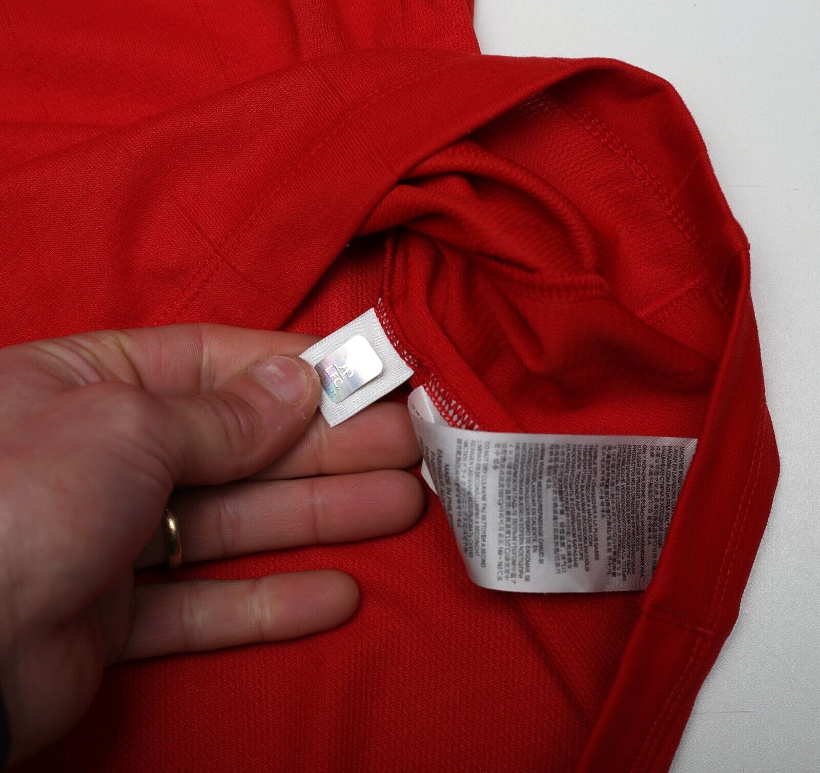 2012/13 SUAREZ #7 Liverpool Vintage Warrior Home Football Shirt Jersey (M)