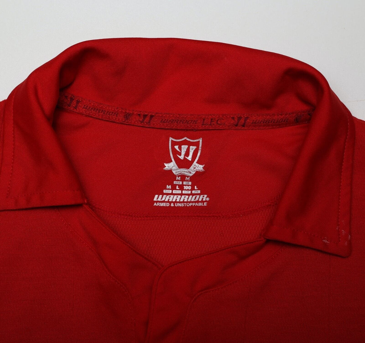 2012/13 SUAREZ #7 Liverpool Vintage Warrior Home Football Shirt Jersey (M)