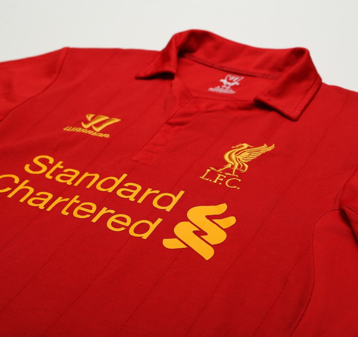 2012/13 SUAREZ #7 Liverpool Vintage Warrior Home Football Shirt Jersey (M)