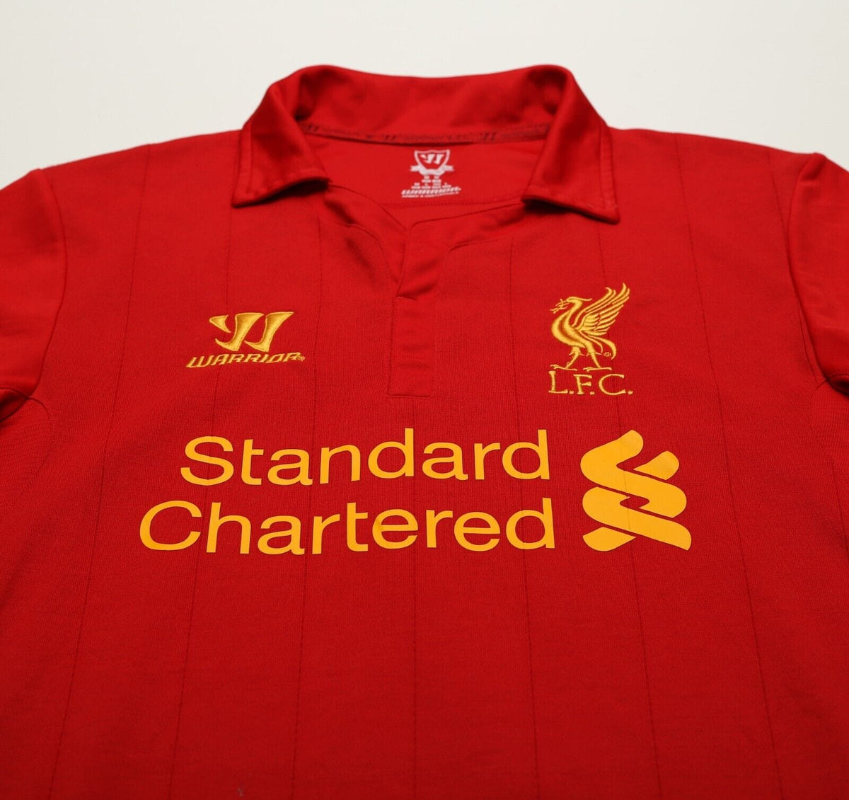 2012/13 SUAREZ #7 Liverpool Vintage Warrior Home Football Shirt Jersey (M)