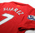 2012/13 SUAREZ #7 Liverpool Vintage Warrior Home Football Shirt Jersey (S)