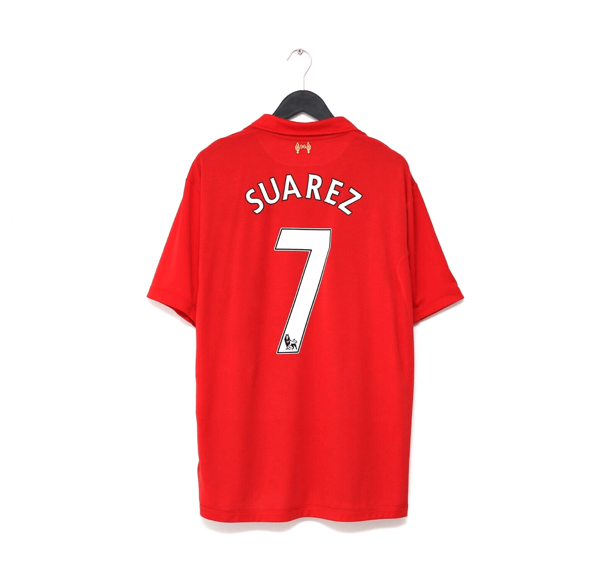 2012/13 SUAREZ #7 Liverpool Vintage Warrior Home Football Shirt Jersey 2012/13 SUAREZ #7 Liverpool Vintage Warrior Home Football Shirt Jersey