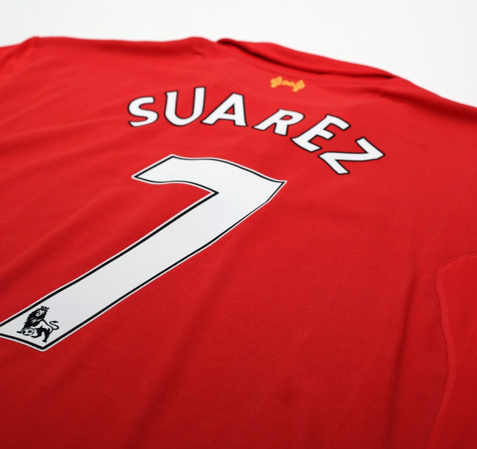 2012/13 SUAREZ #7 Liverpool Vintage Warrior Home Football Shirt Jersey (XXL)