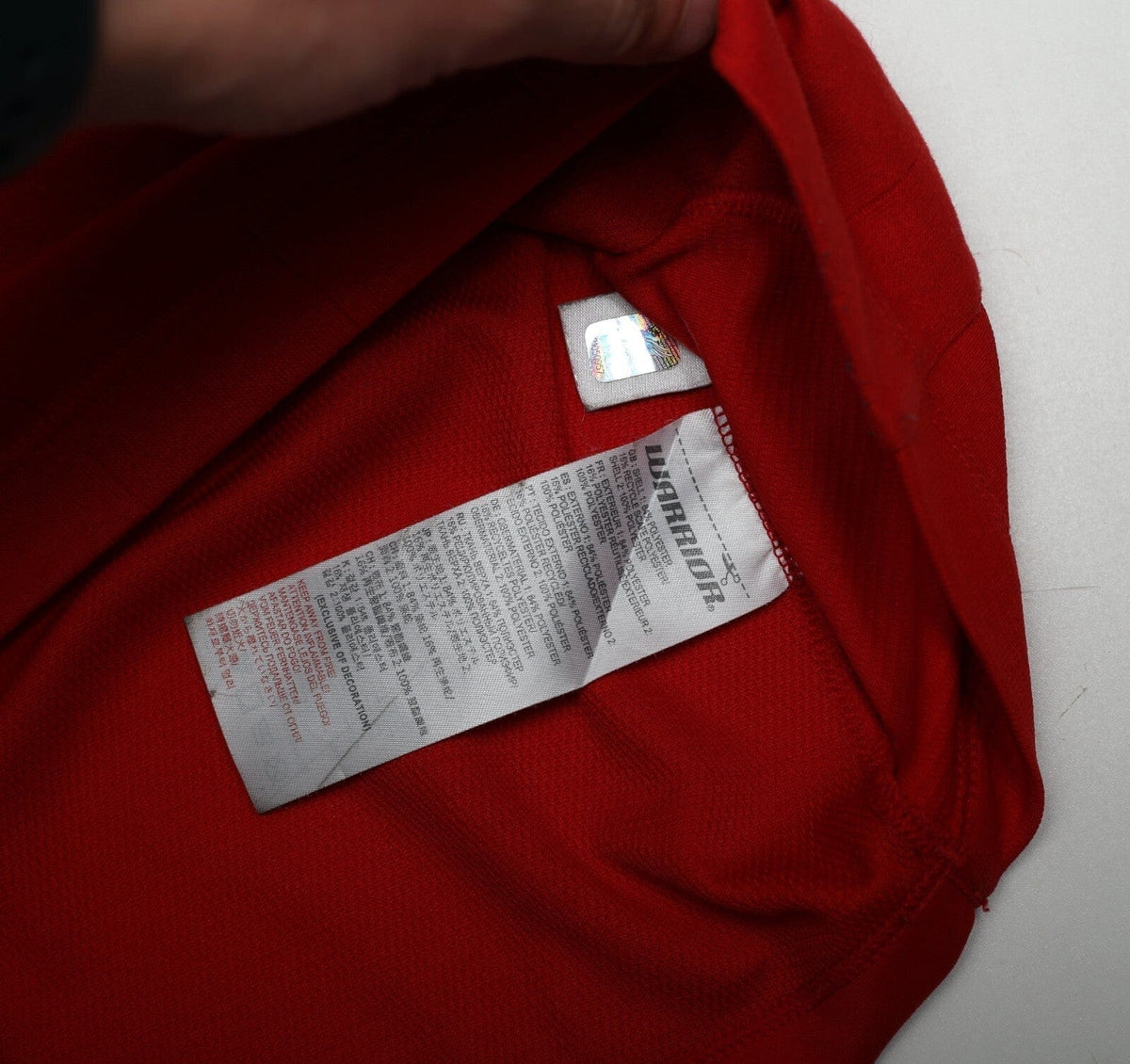 2012/13 SUAREZ #7 Liverpool Vintage Warrior Home Football Shirt (L)