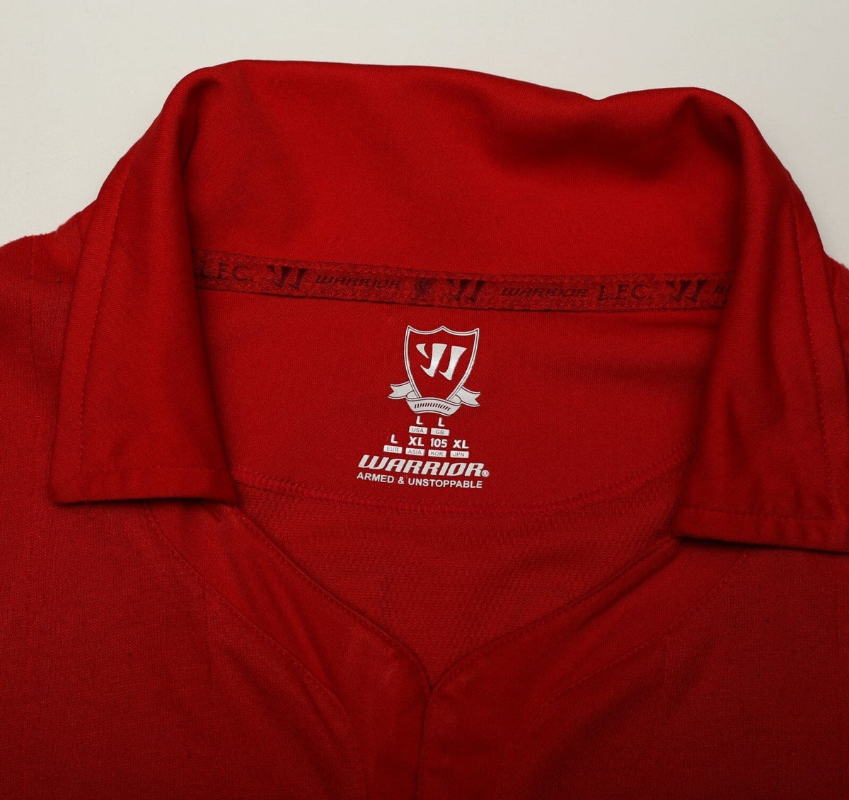 2012/13 SUAREZ #7 Liverpool Vintage Warrior Home Football Shirt (L)