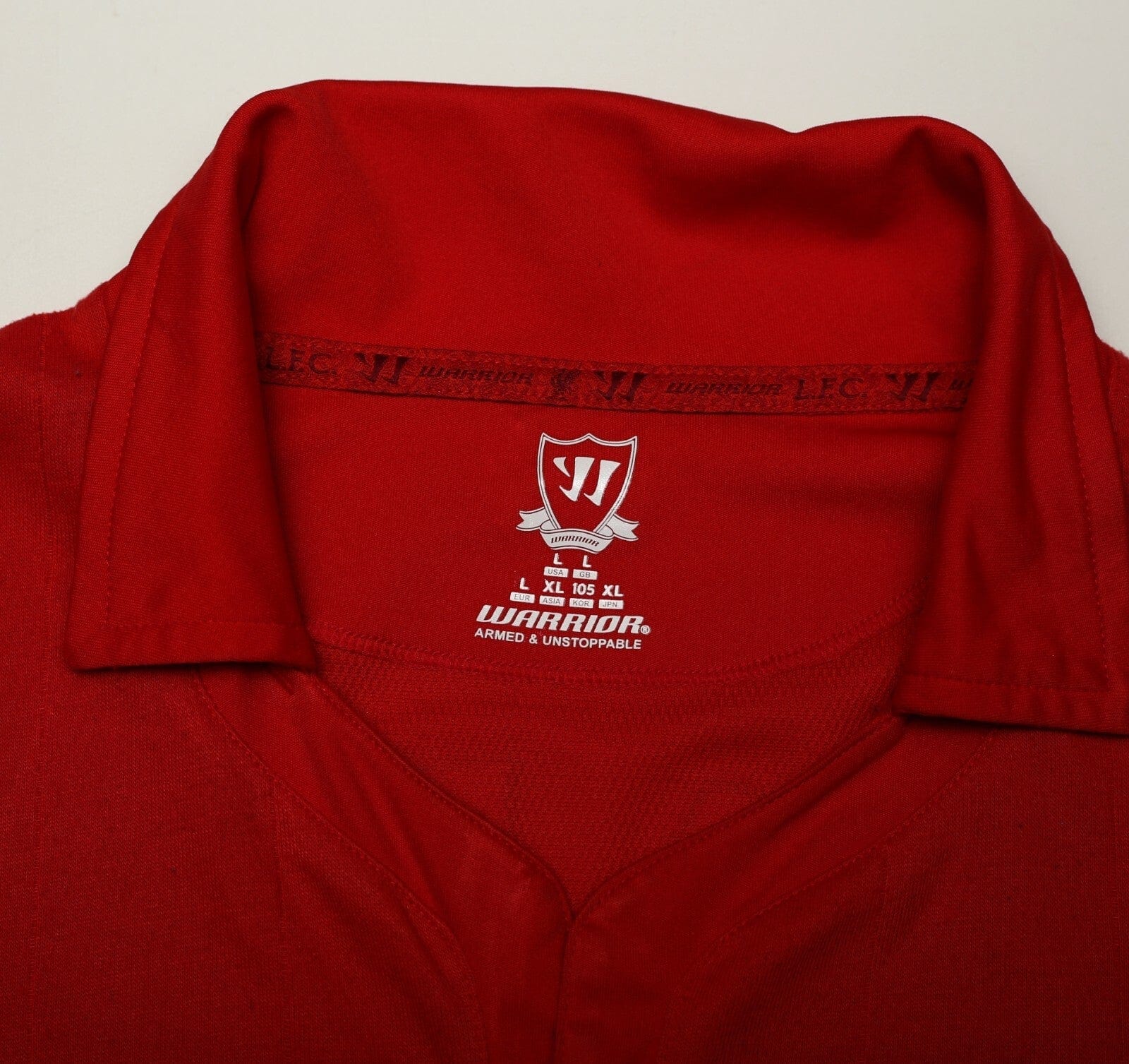 2012/13 SUAREZ #7 Liverpool Vintage Warrior Home Football Shirt (L)