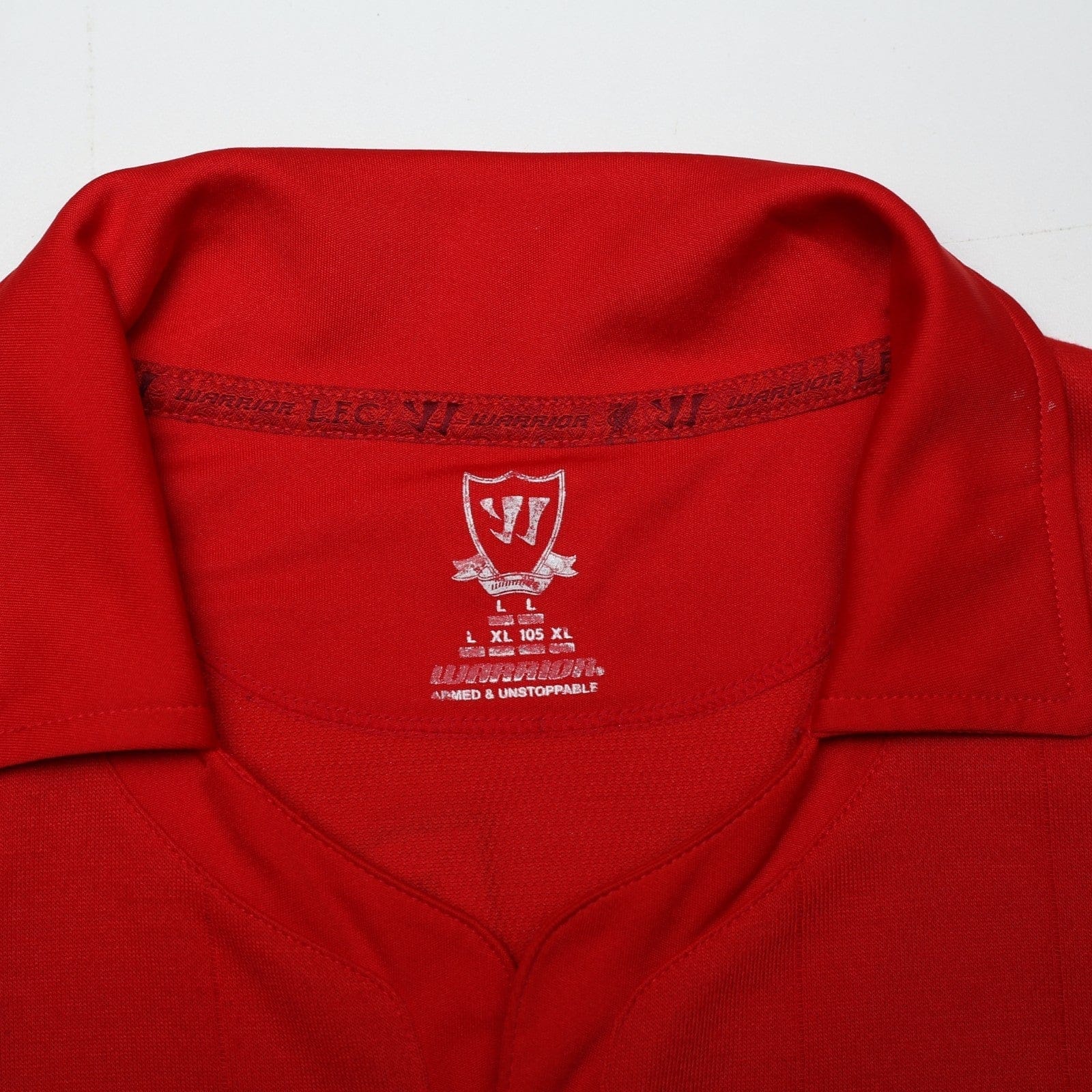 2012/13 Suarez #7 Liverpool Vintage Warrior Home Football Shirt (L)