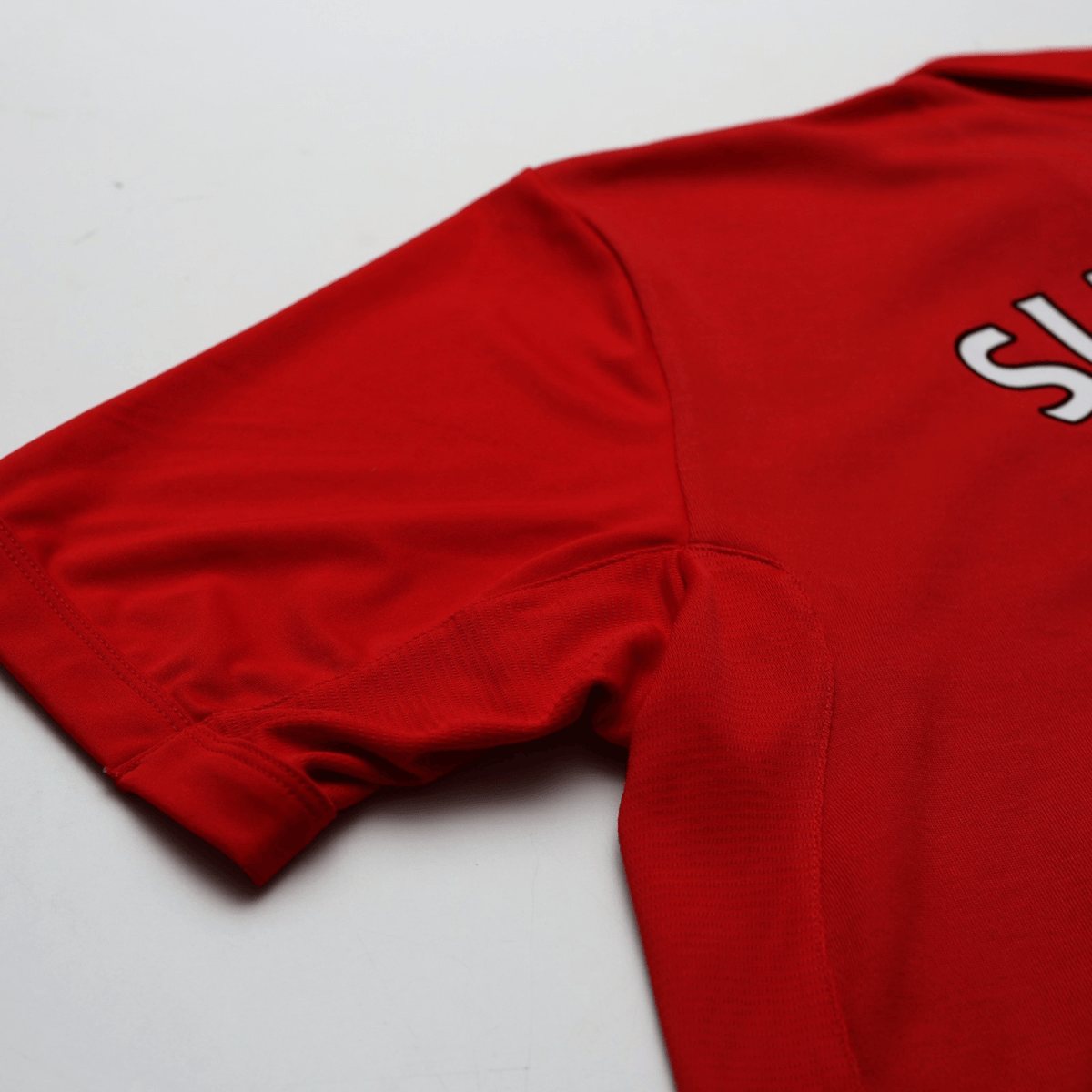 2012/13 Suarez #7 Liverpool Vintage Warrior Home Football Shirt (L)