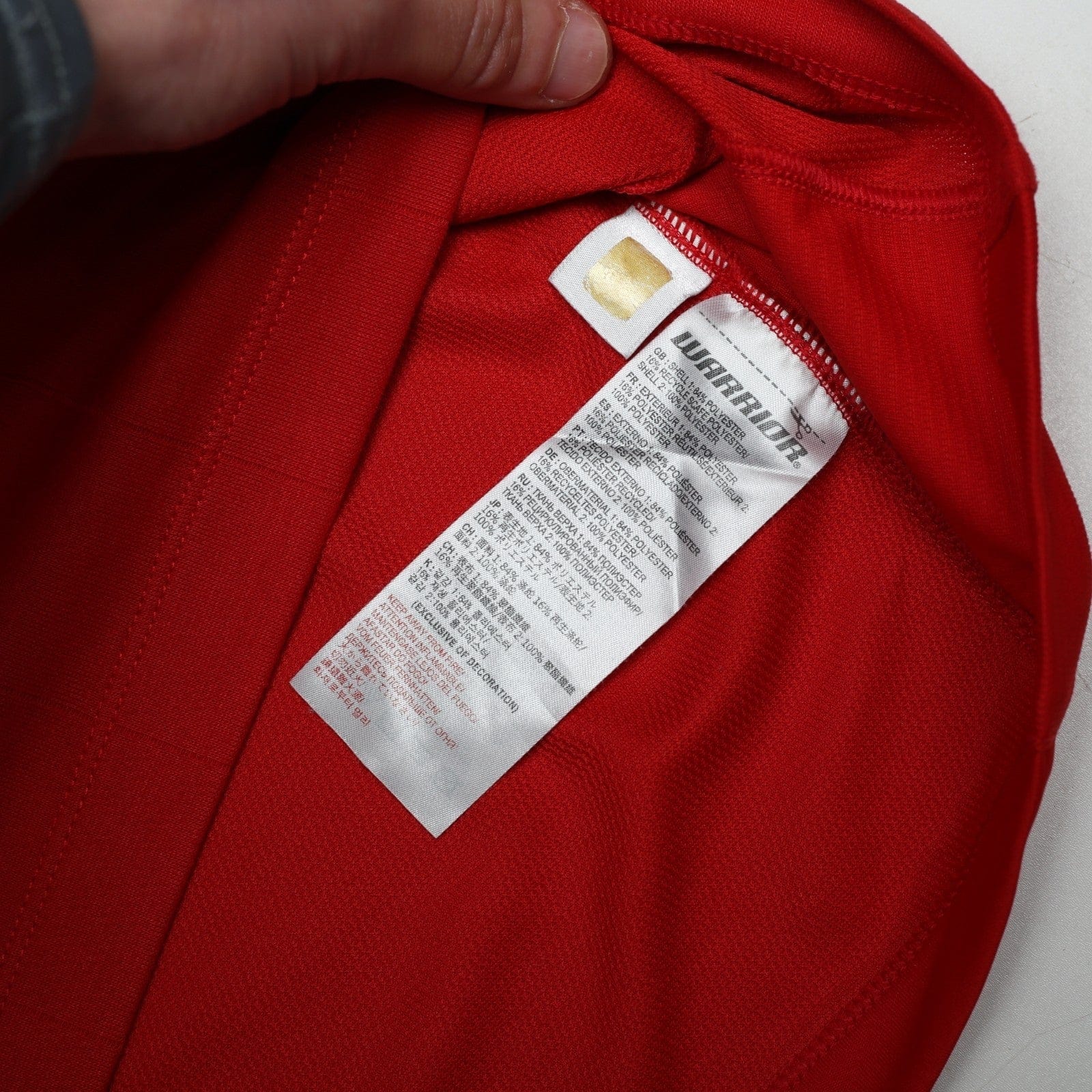 2012/13 Suarez #7 Liverpool Vintage Warrior Home Football Shirt (S)