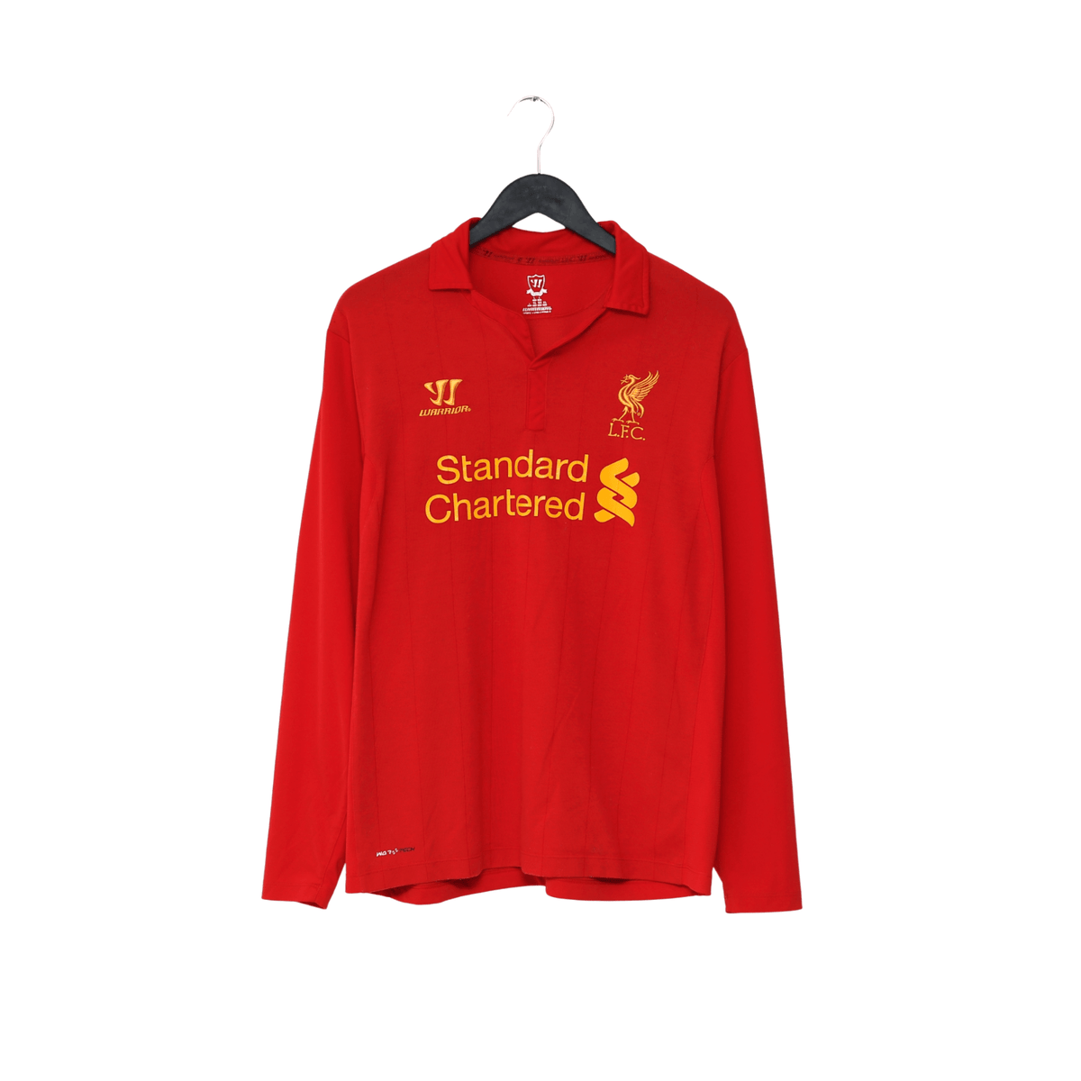 2012/13 Suarez #7 Liverpool Vintage Warrior L/S Home Football Shirt (L)