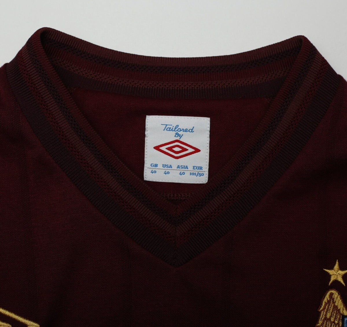 2012/13 TEVEZ #32 Manchester City Vintage Umbro Away Football Shirt (M)