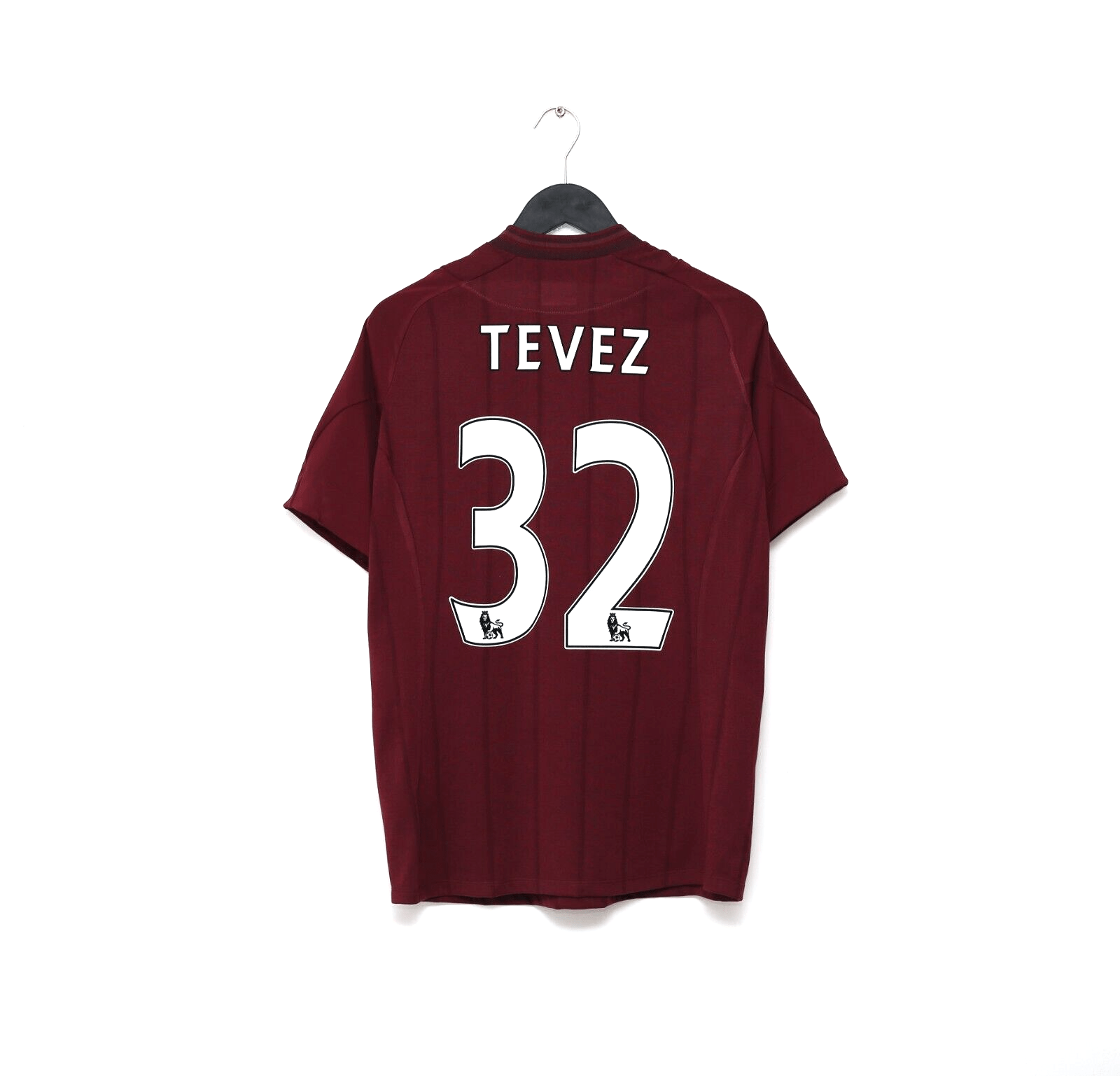 2012/13 TEVEZ #32 Manchester City Vintage Umbro Away Football Shirt (M)