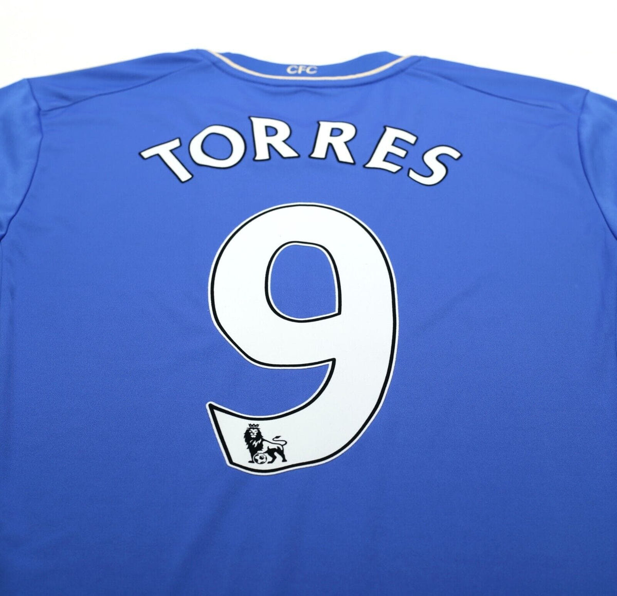 2012/13 TORRES #9 Chelsea Vintage adidas Home Football Shirt Jersey (L)
