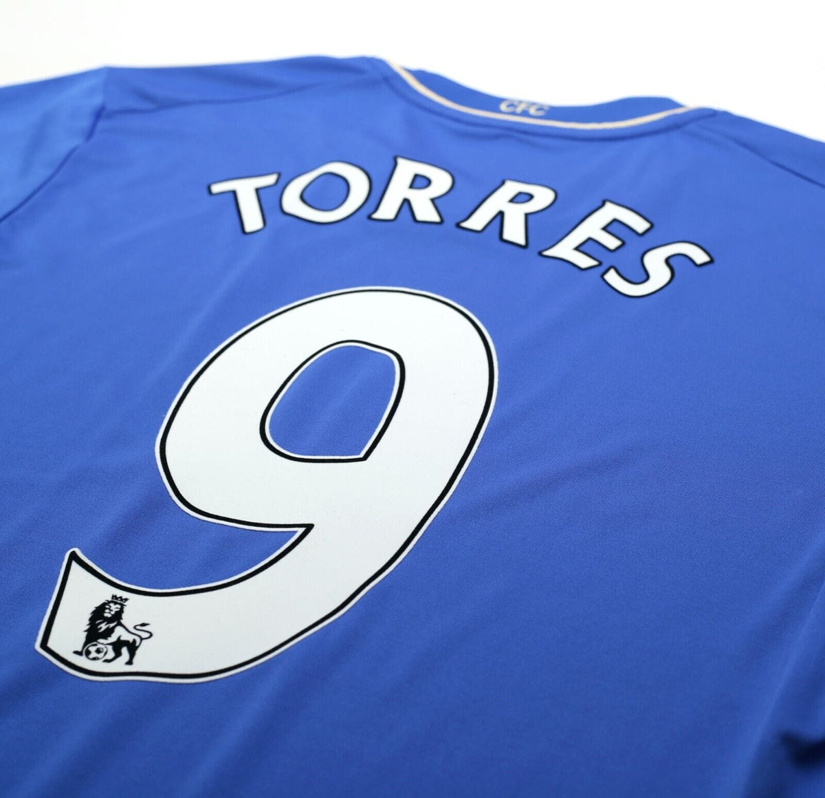 2012/13 TORRES #9 Chelsea Vintage adidas Home Football Shirt Jersey (L)