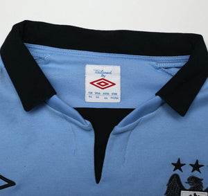 2012/13 TOURE YAYA #42 Manchester City Vintage Umbro Home Football Shirt (XL) 44