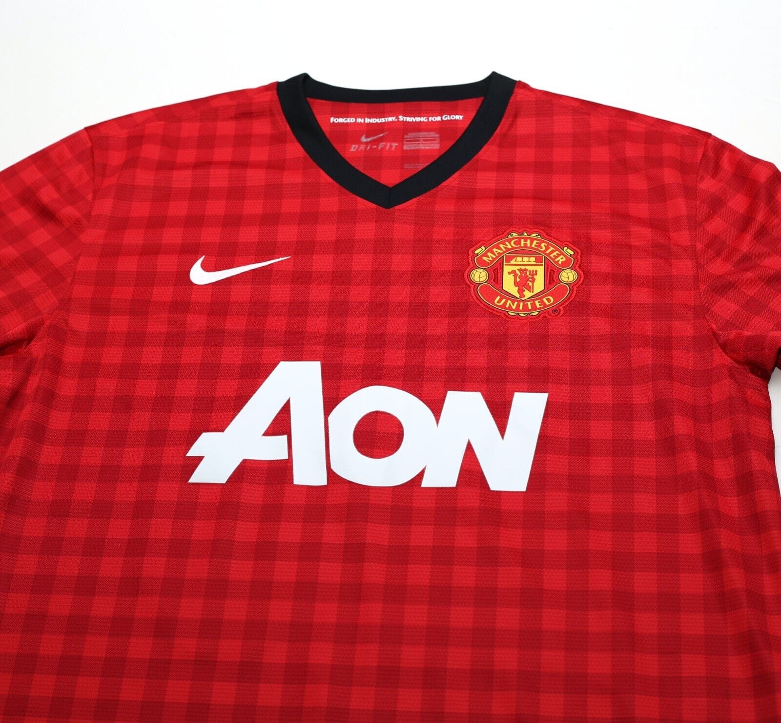 2012/13 VAN PERSIE #20 Manchester United Vintage Nike Home Football Shirt (L)