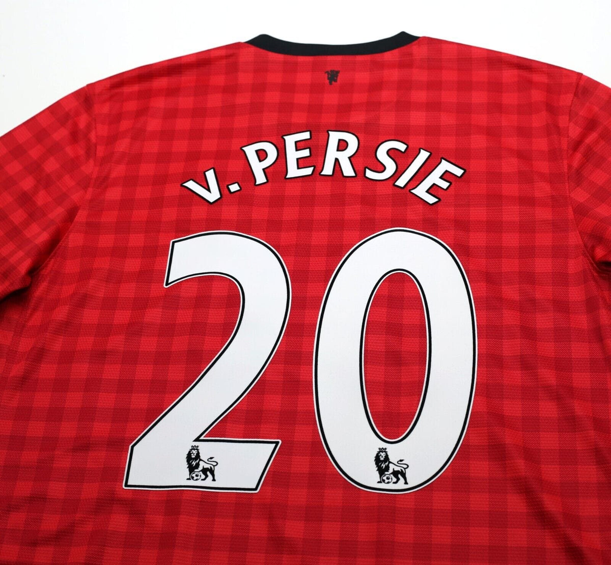 2012/13 VAN PERSIE #20 Manchester United Vintage Nike Home Football Shirt (L)