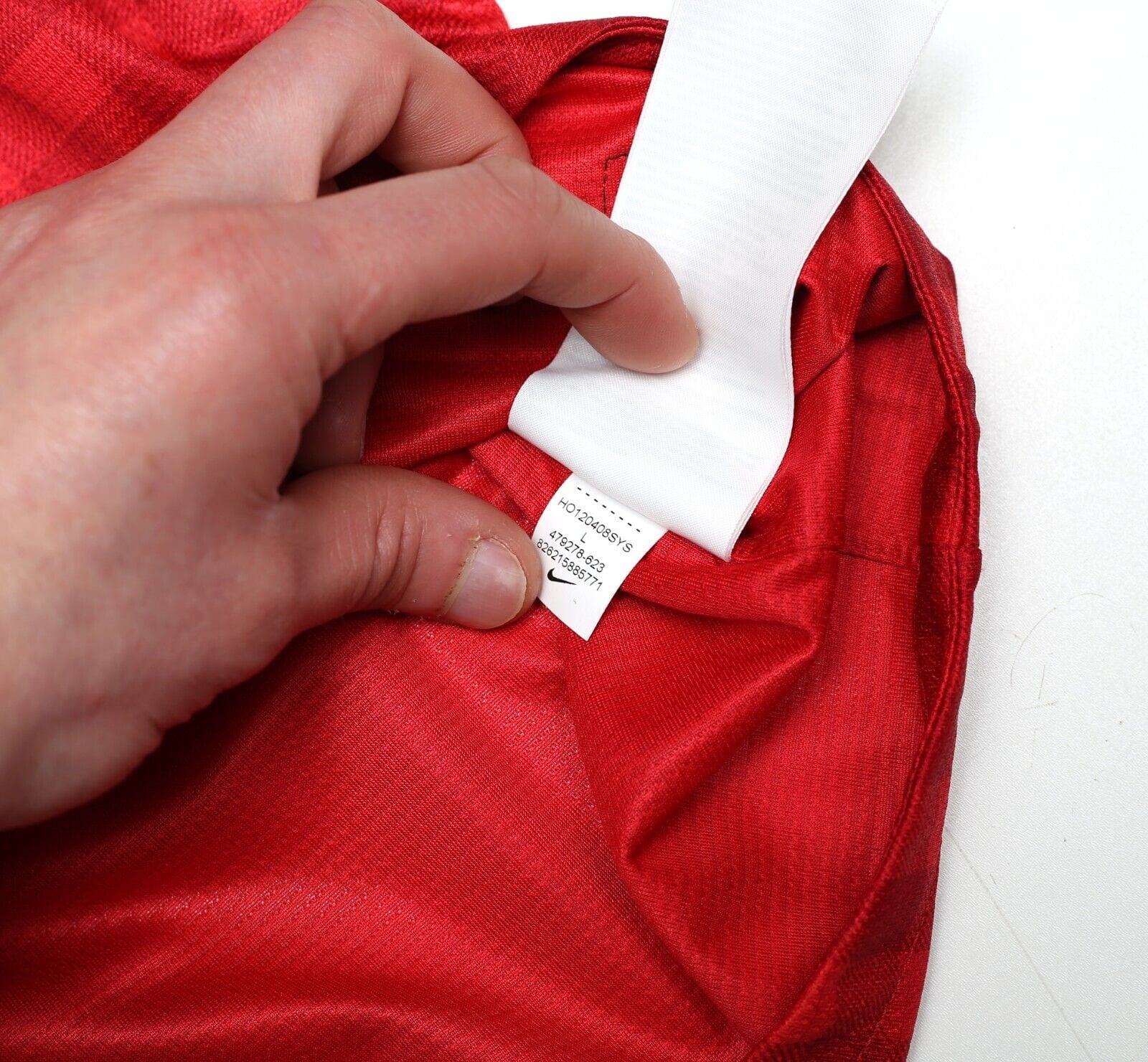 2012/13 VAN PERSIE #20 Manchester United Vintage Nike Home Football Shirt (L)