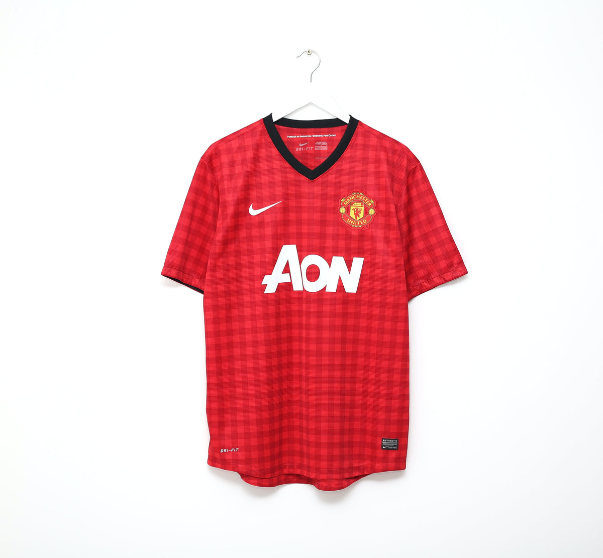 2012/13 VAN PERSIE #20 Manchester United Vintage Nike Home Football Shirt (L)