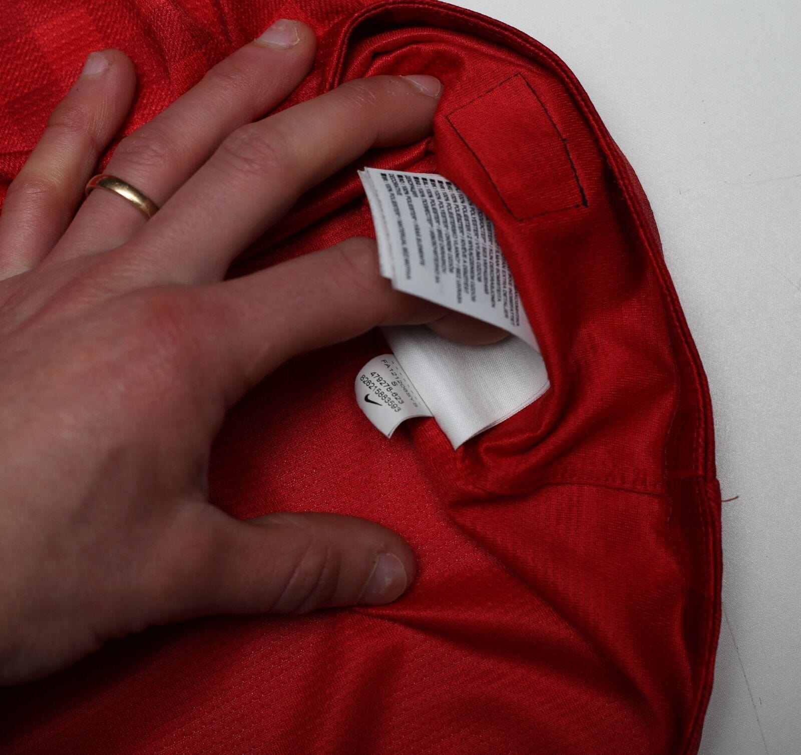 2012/13 VAN PERSIE #20 Manchester United Vintage Nike Home Football Shirt (S)