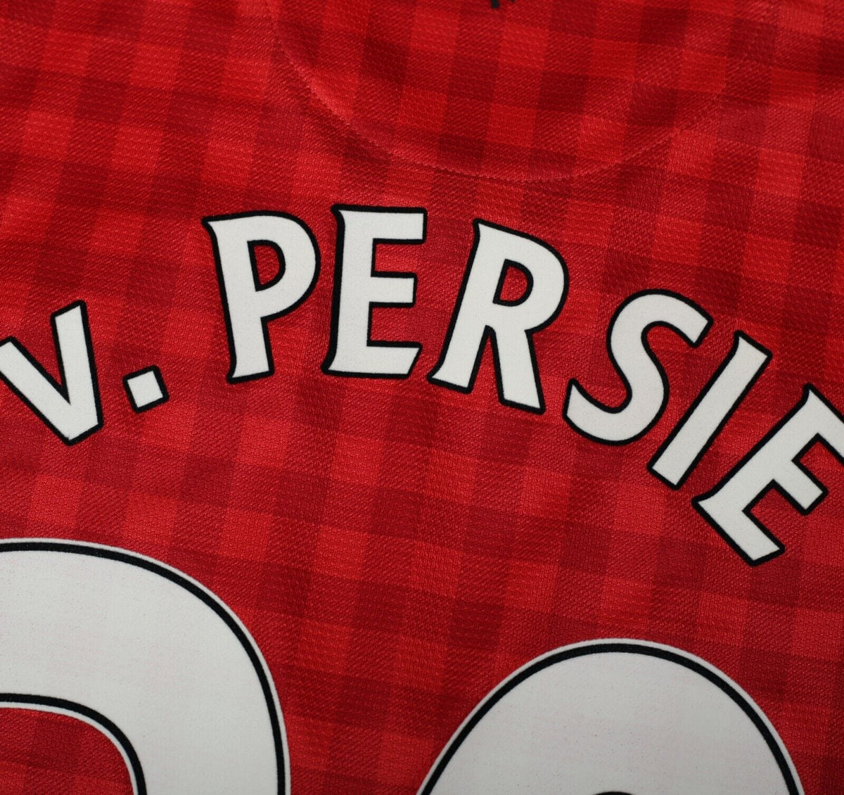 2012/13 VAN PERSIE #20 Manchester United Vintage Nike Home Football Shirt (S)