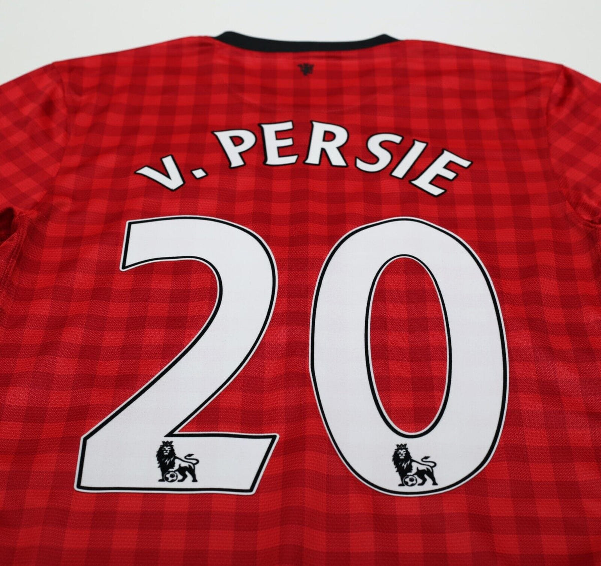 2012/13 VAN PERSIE #20 Manchester United Vintage Nike Home Football Shirt (S)
