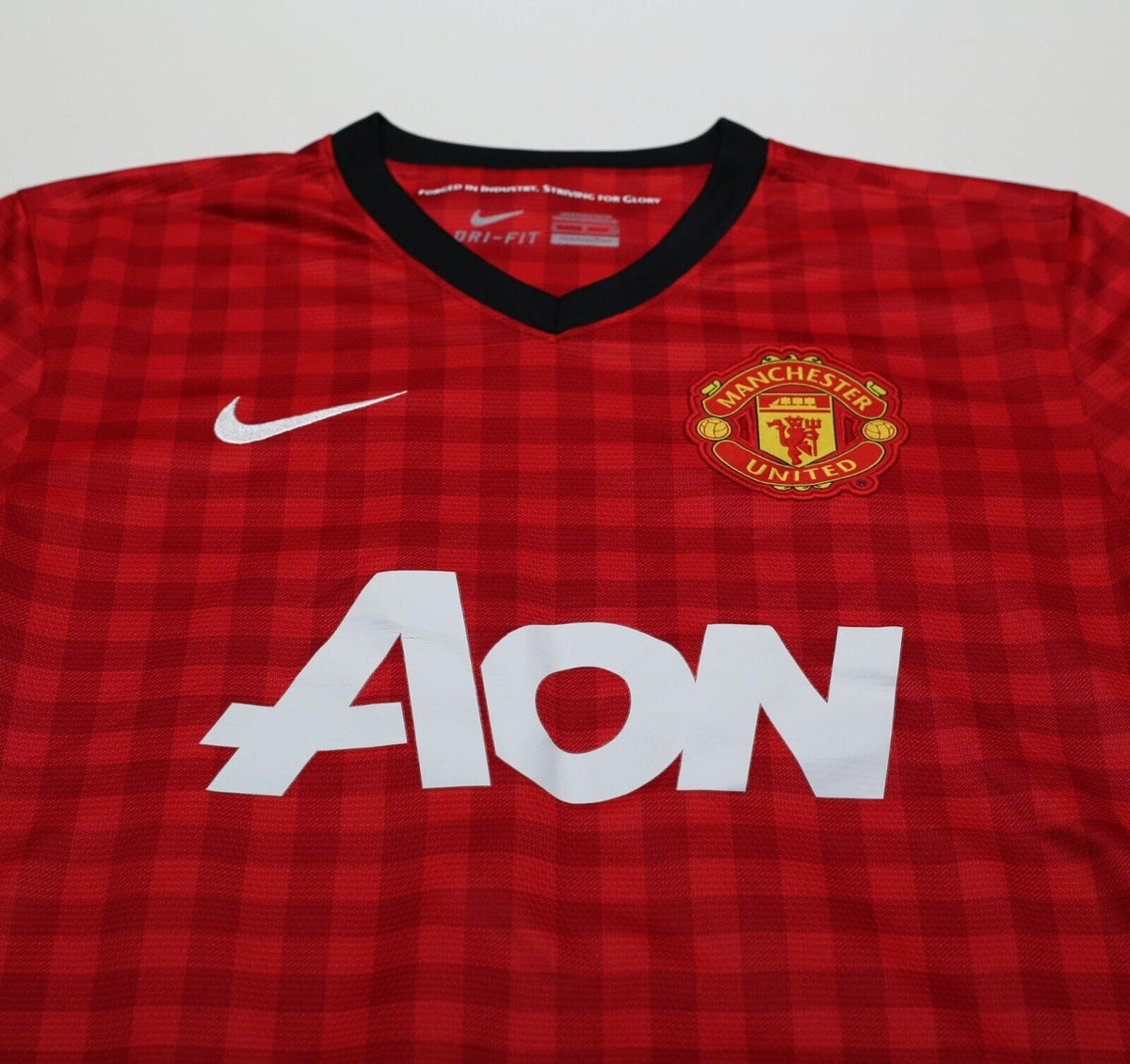 2012/13 VAN PERSIE #20 Manchester United Vintage Nike Home Football Shirt (S)