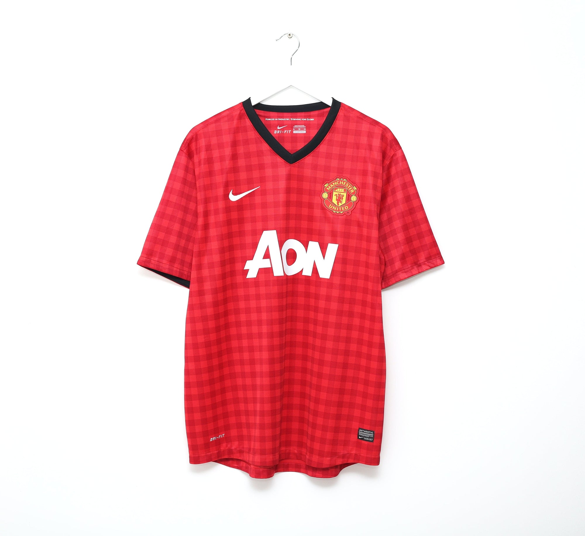 2012/13 VAN PERSIE #20 Manchester United Vintage Nike Home Football Shirt (XL)