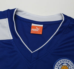 2012/13 VARDY #9 Leicester City Vintage PUMA Home Football Shirt (M)