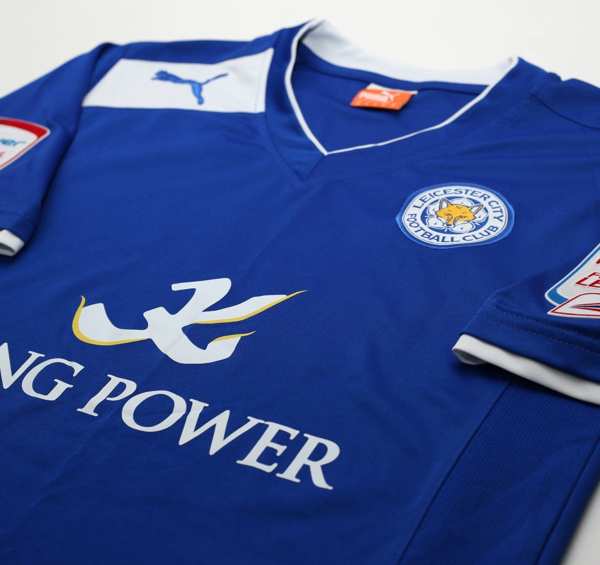 2012/13 VARDY #9 Leicester City Vintage PUMA Home Football Shirt (M)