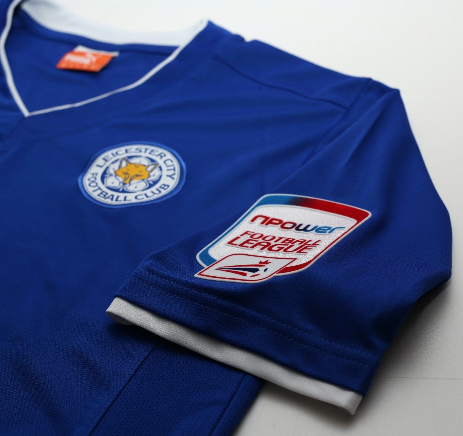 2012/13 VARDY #9 Leicester City Vintage PUMA Home Football Shirt (M)