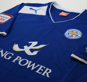 2012/13 VARDY #9 Leicester City Vintage PUMA Home Football Shirt (M)