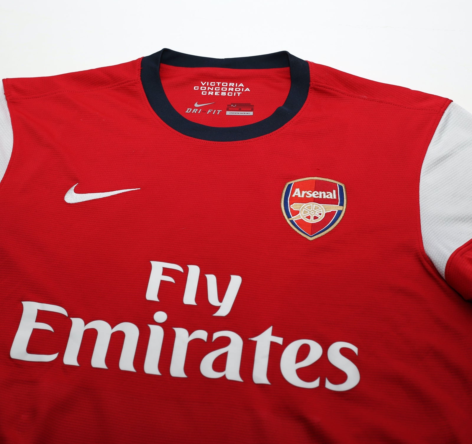 2012/14 ARTETA #8 Arsenal Vintage Nike Home Football Shirt (M)