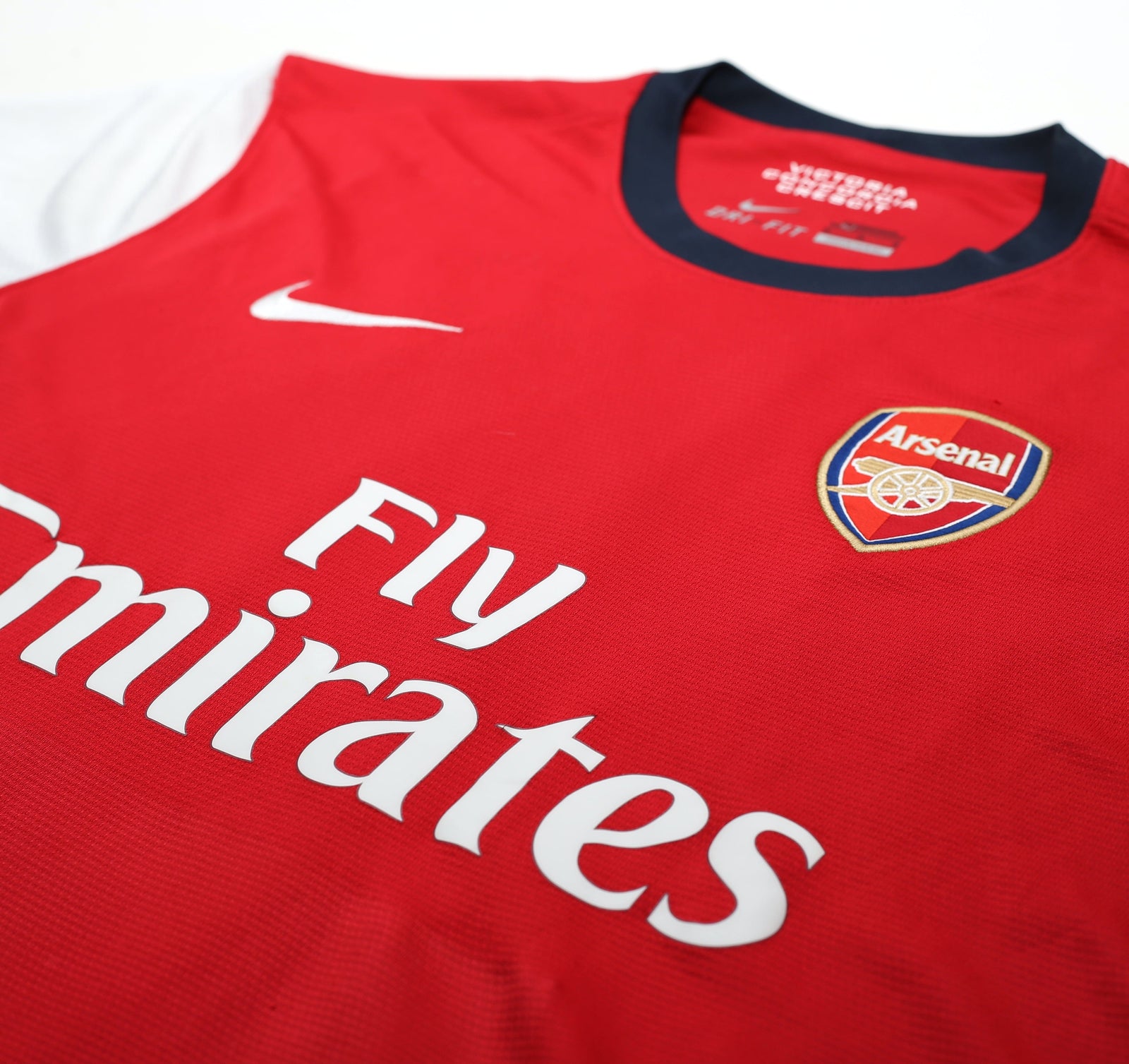 2012/14 ARTETA #8 Arsenal Vintage Nike Home Football Shirt (M)